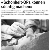 Süchtig nach Schönheits-OPs, prevention-center Zürich