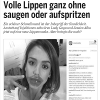 Volle Lippen, Presse, prevention-center Zürich